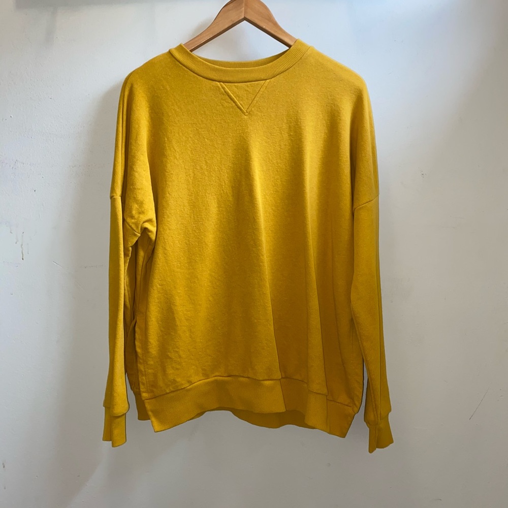 Plain Yellow Sweatshirt